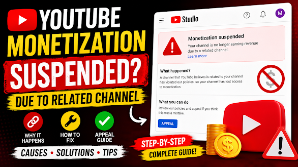 YouTube Monetization Suspended Due to Related Channel: Causes and How to Fix It