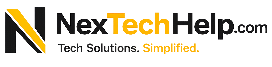 NexTechHelp – Tech Tutorials, Tips, Solutions